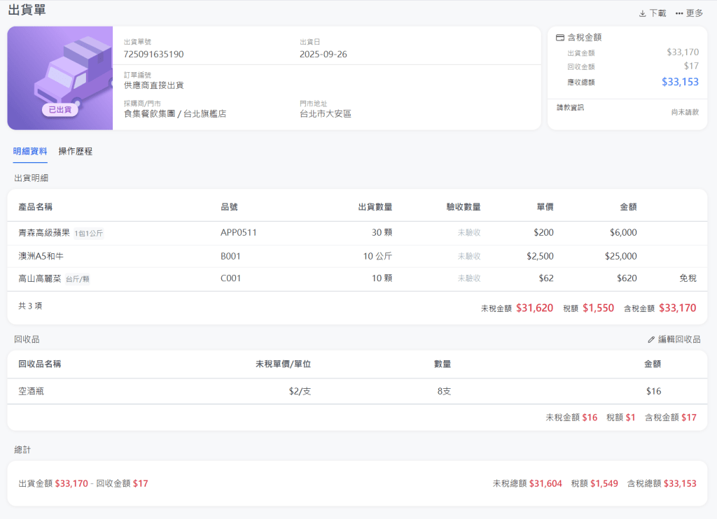 空瓶、空籃回收