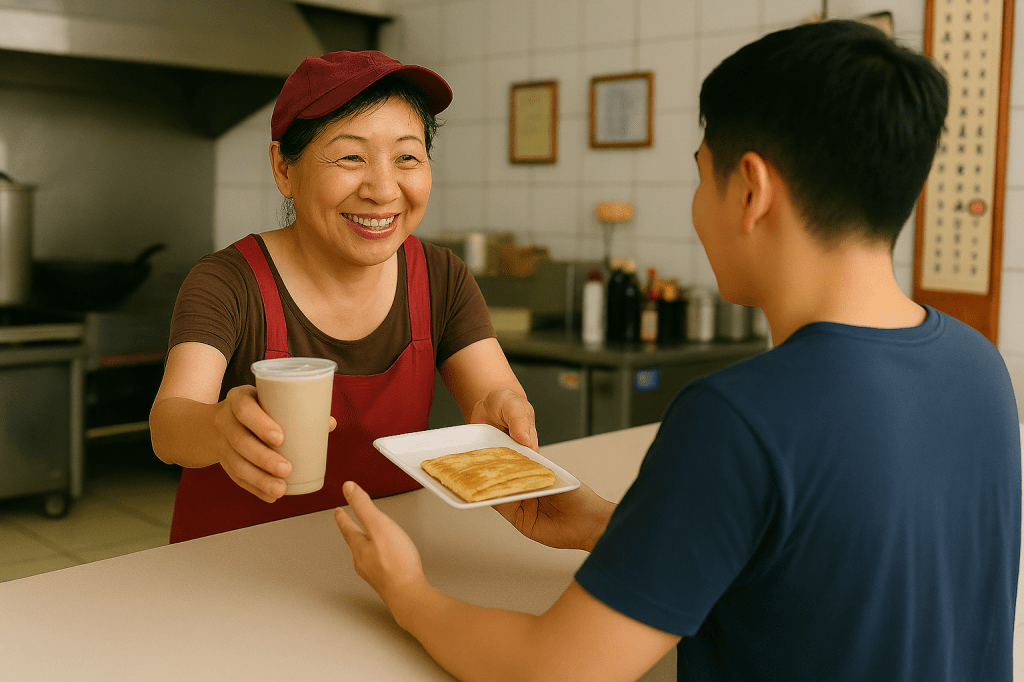 靠著台式早餐店，串起台灣人的早晨與文化